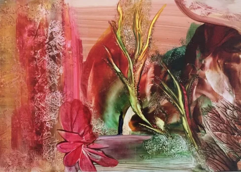 Encaustic Art on Paper A3